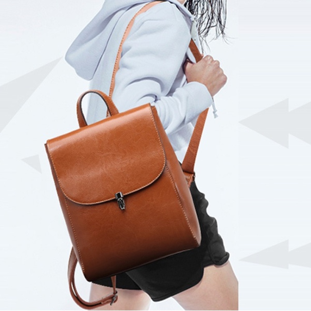 Heshe Leather Backpack